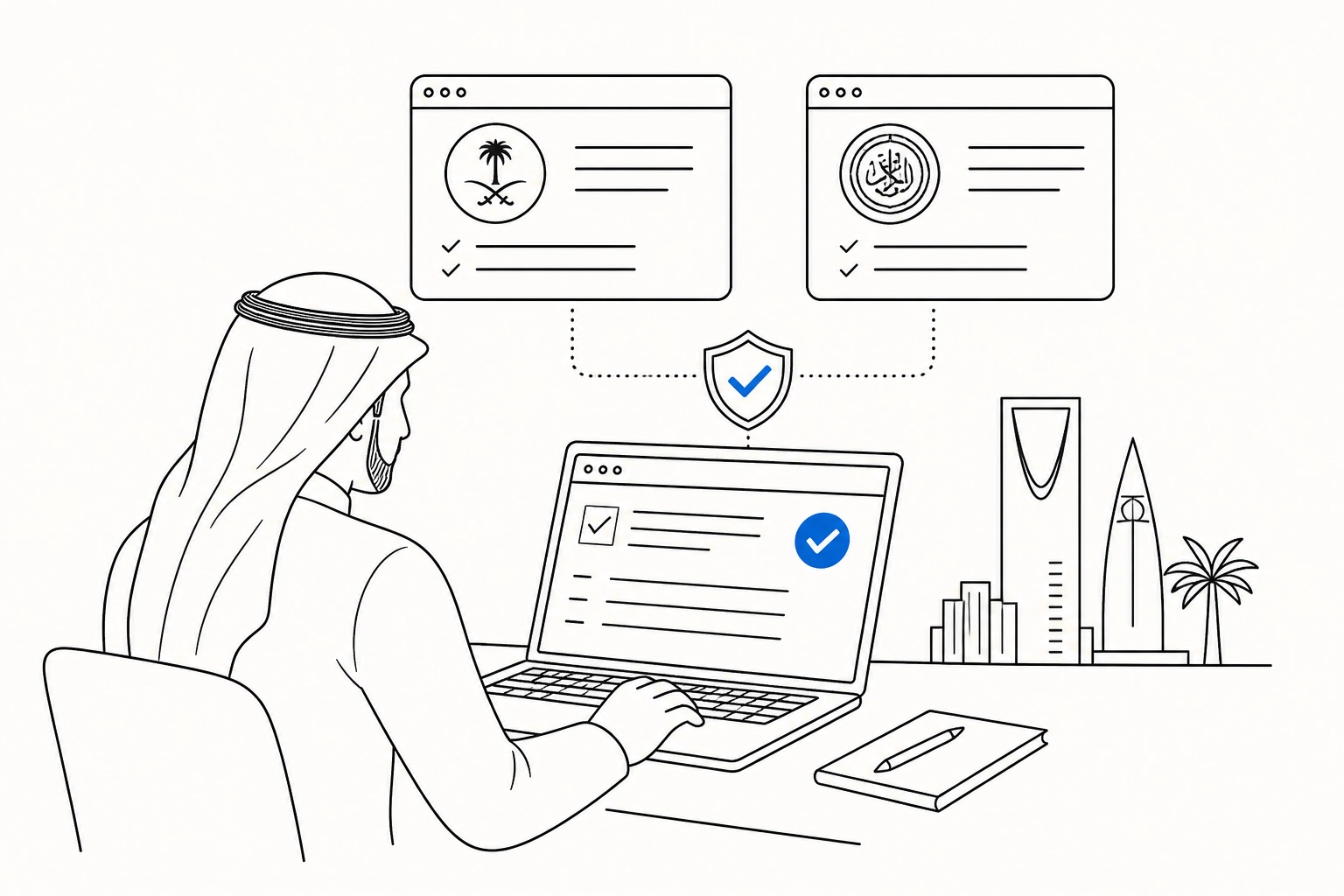 كيف تتحقق من ترخيص شركة التداول في السعودية - شركات التداول المرخصة من مؤسسة النقد Guide Professional header image for step-by-step guide: كيف تتحقق من ترخيص شركة التداول في السعودية عبر هيئة السو...