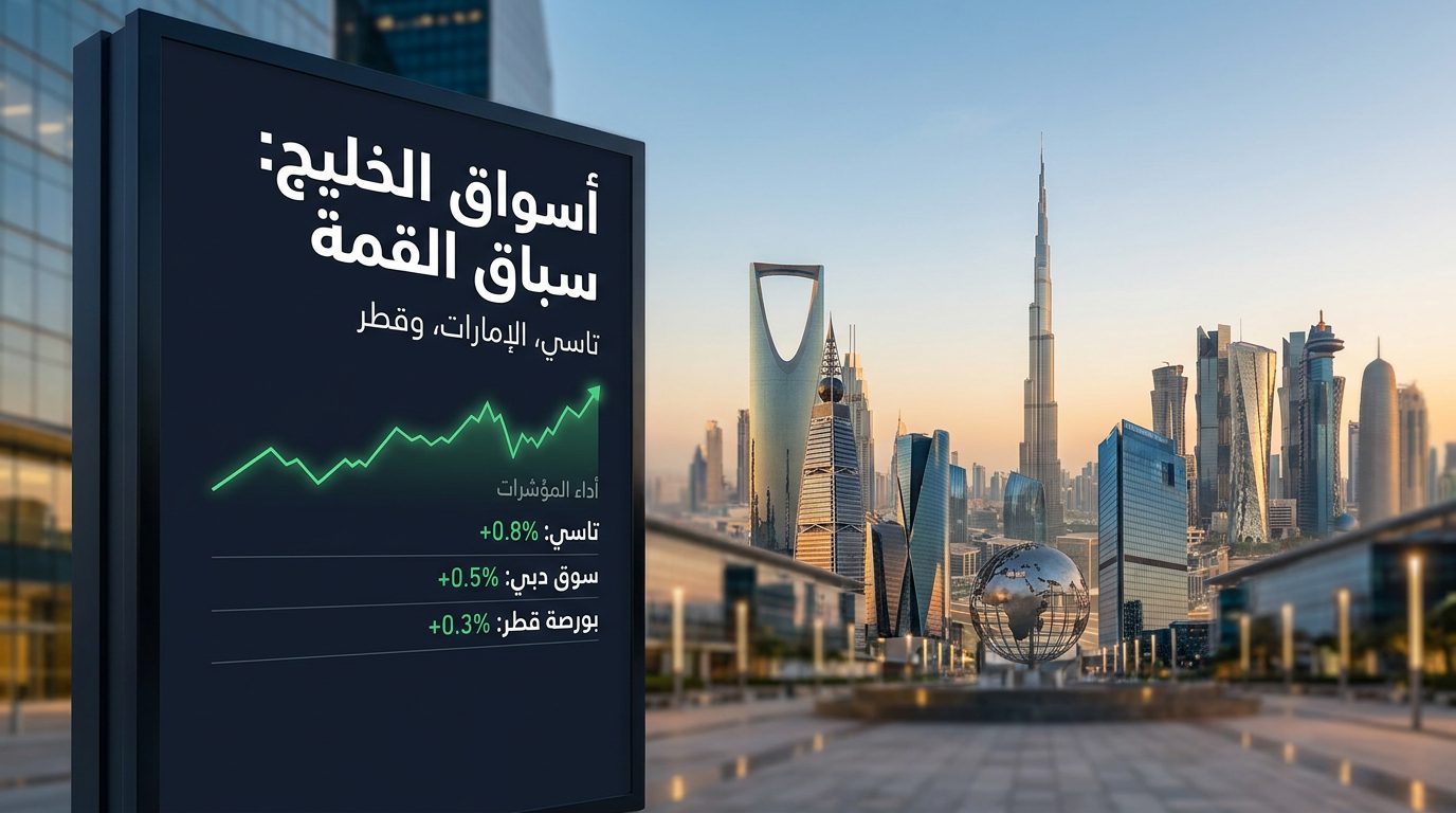 تاسي ضد بورصات الإمارات وقطر: من الأقوى؟