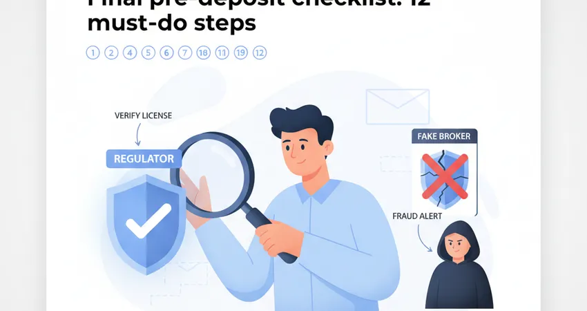 قائمة التحقق النهائية قبل الإيداع: 12 خطوة لا تتجاوزها