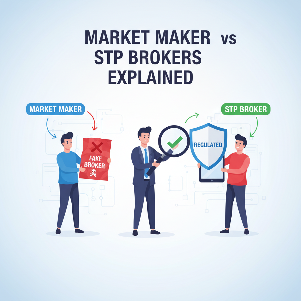هل وسيطك من نوع Market Maker أم STP؟ ولماذا يهمك ذلك؟