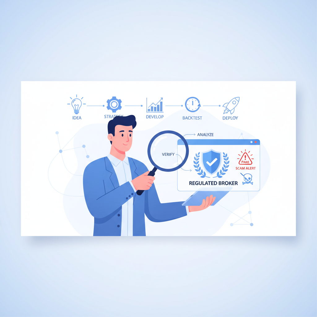 نظام تداول كامل في 5 خطوات: من الفكرة إلى Backtest
