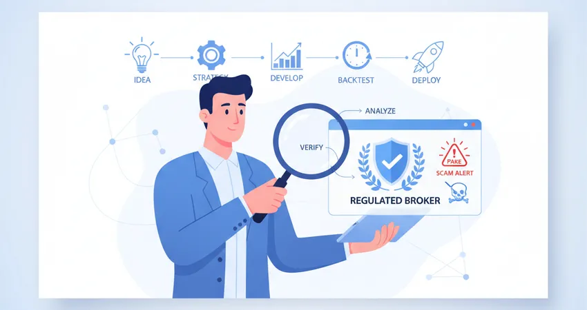 نظام تداول كامل في 5 خطوات: من الفكرة إلى Backtest