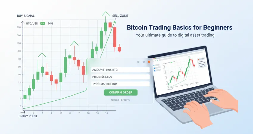 أساسيات تداول البيتكوين كمبتدئ