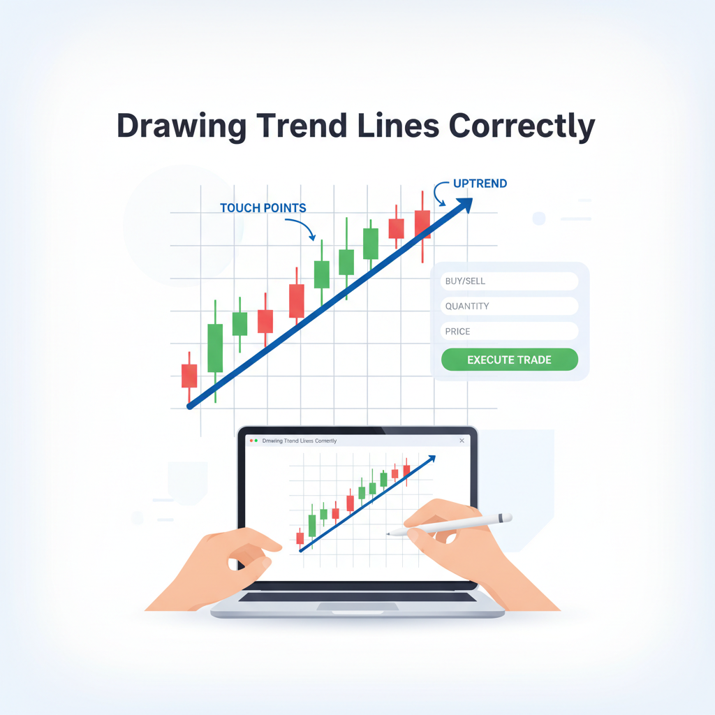 كيف ترسم خطوط الترند بشكل صحيح؟