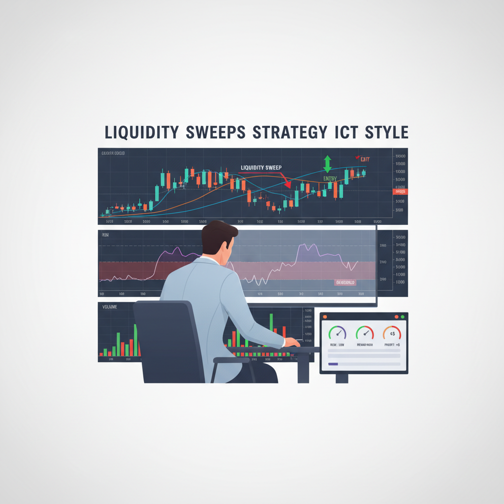 استراتيجية Liquidity Sweeps لمتداولي ICT