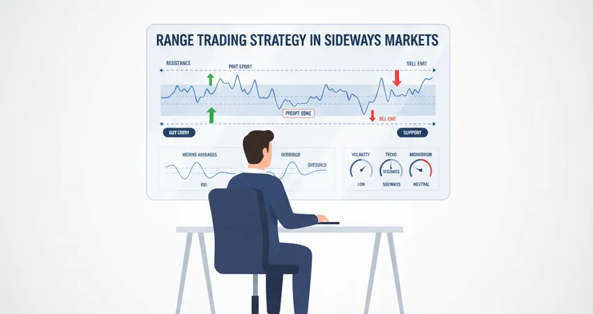 استراتيجية تداول النطاقات الجانبية Range Trading